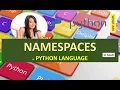 NAMESPACES IN PYTHON PYTHON NAMESPACES WHAT ARE NAMESPACES IN PYTHON LANGUAGE HINDI URDU