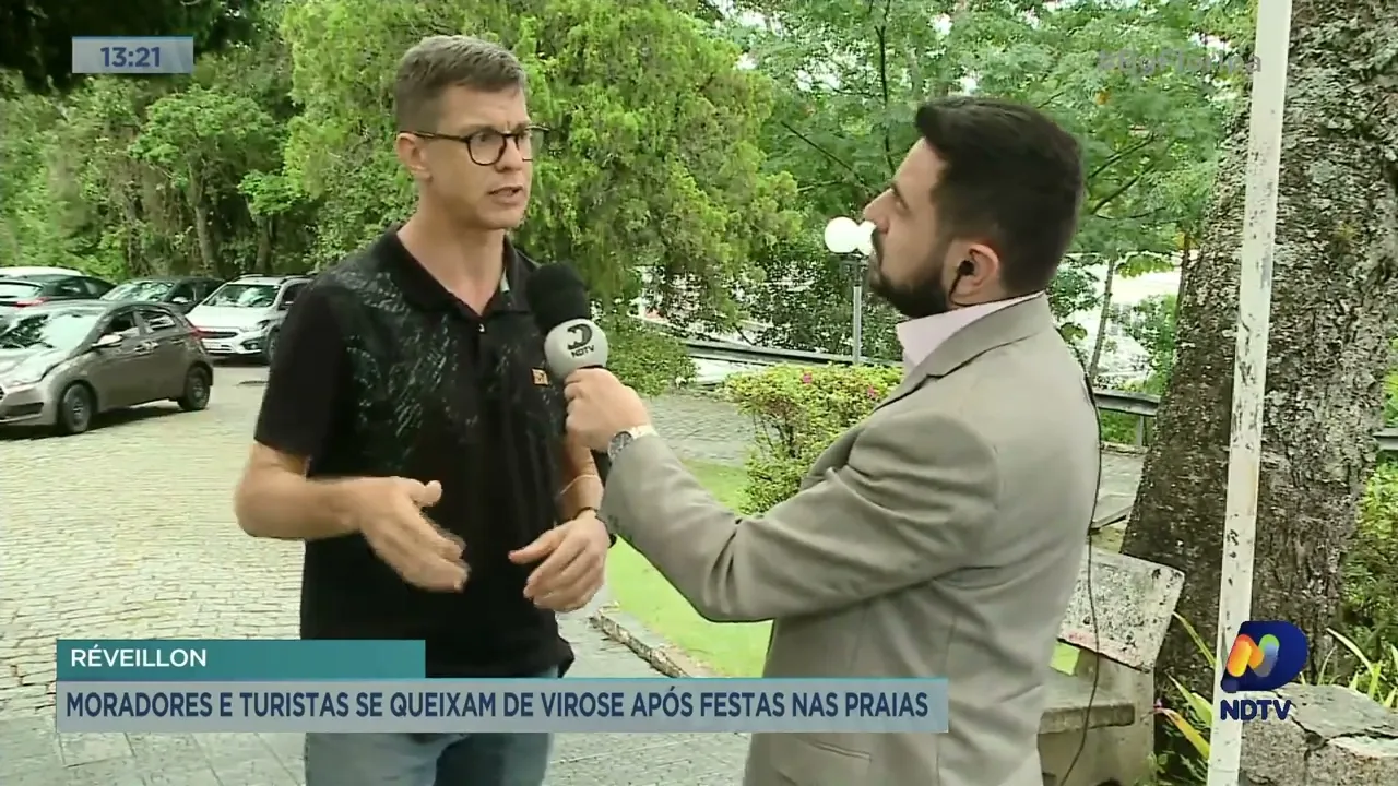 Moradores e turistas se queixam de virose após festas nas praias de Florianópolis