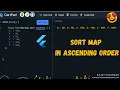Flutter sort map in ascending order by it s value
