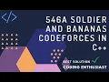 546A Soldier and Bananas codeforces in c