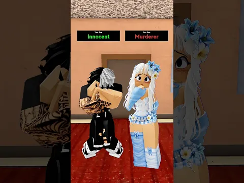 TU ERES LA MURDER 😱 #whitearrow #roblox #shorts