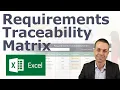 How to Make a Requirements Traceability Matrix Template in Excel with example headings