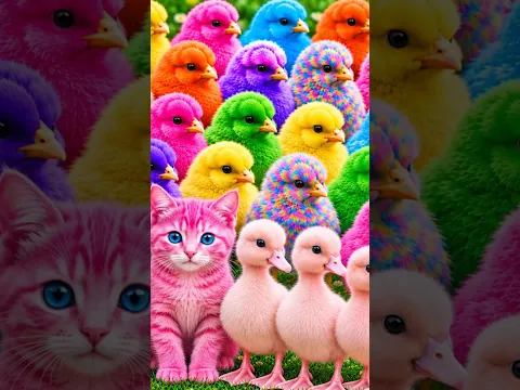 Tangkap Ayam Lucu, ayam warna warni, ayam rainbow, kelinci lucu, bebek lucu, ikan koi, Hewan Lucu