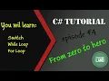 Switch While For Loop in C C tutorial Episode 4