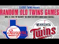Pat Mahomes MLB Debut Minnesota Twins vs Texas Rangers 1992
