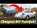 How to SPRAY PAINT Your Car CHEAPEST Rustoleum Paint Job DIY