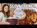 6 HEALTHY Dump GO Crockpot Dinners Cheap EASY High-Protein Slow Cooker Meals Julia Pacheco