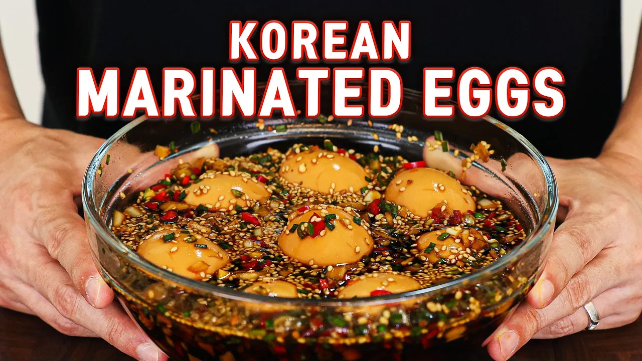 These Super Addictive Korean Marinated Eggs Will Change Your LIFE! l Mayak Eggs Thumbnail
