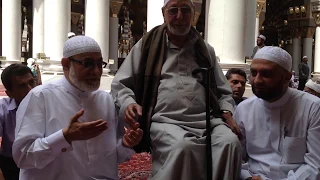 قراءة الشيخ أ د أحمد المعصراوي على الشيخ عبدالحكيم عبد اللطيف بالمسجد النبوي بحضور د محمد فؤاد 