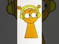 Incredibox Sprunki Colouring Page Orang