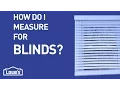 How Do I Measure For Blinds DIY Basics