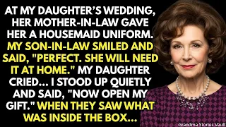 At The Wedding My Daughter Was Handed A Maid Uniform My Son-In-Law Smiled Perfect Then I