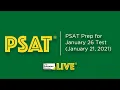 PSAT PSAT Prep for January 26 Test 2021 TPR Live The Princeton Review