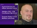 Funeral service for fallen officer Dominic Francis to be held at Bluffton University Friday
