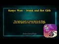 Download Lagu Drunk and Hot Girls - Kanye West (Lyric Video)