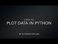 Plotting Data in Python - How To Ep 44