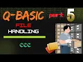 QBasic file handling APPEND READ mode