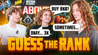 NAVI Niku & pma Guess Our Fans Dota 2 Rank