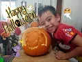 Oogie Boogie Pumpkin 2017 Not Perfect but CUTE