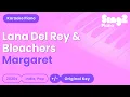 Lana Del Rey, Bleachers - Margaret (Piano Karaoke)