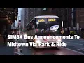 SIM8X Bus Announcements To Midtown