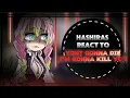 Lagu hashiras react to your gonna die in gonna kill you • hashiras react to their deaths • gacha club •