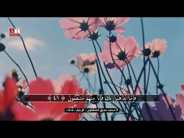 ⁣فَإِمَّا نَذْهَبَنَّ بِكَ فَإِنَّا مِنْهُم مُّنتَقِمُونَ .. || الشيخ محمد صديق المنشاوي رحمه الله