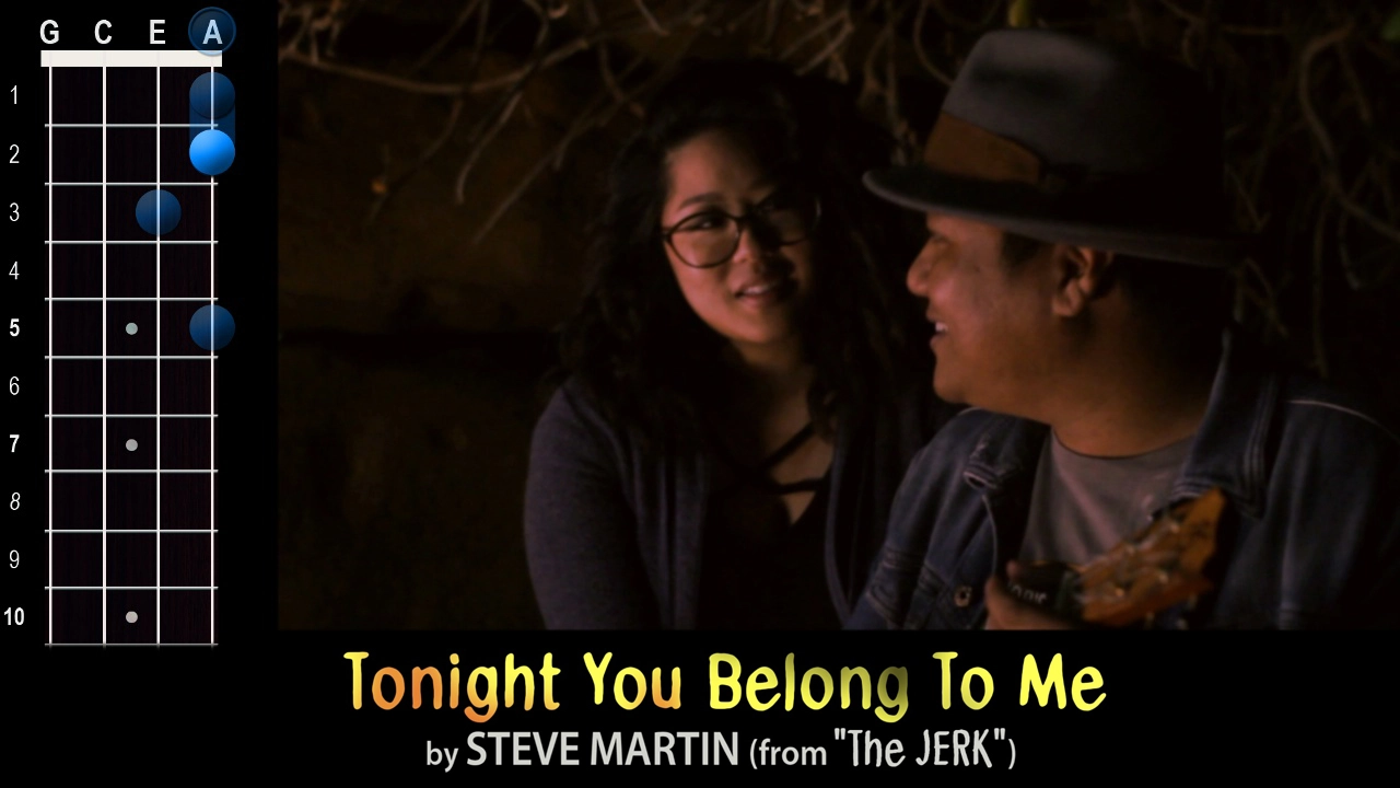 "Tonight You Belong To Me" (Steve Martin from The Jerk) Ukulele Play-Along!