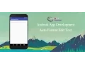Android Studio Tutorial - Auto Format EditText