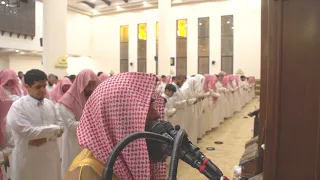 يضاعف له العذاب يوم القيامة تلاوة من قيام ليلة 22 للشيخ محمد اللحيدان 