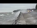 12-19-2025 Dunkirk NY - Angry Lake Erie Wave Action