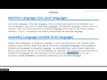 SYSTEM SOFTWARE MACHINE ASSEMBLY AND HIGH LEVEL LANGUAGES 12 06 2021