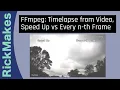 FFmpeg Timelapse from Speed Up vs Every n-th Frame