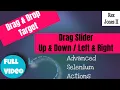How To Drag Slider Drop Target Selenium Advanced Actions 193