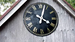 Synchronome No4 slave movement on 30 turret clock dial