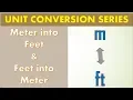 convert meter to feet feet to meter unit conversion civil engineer