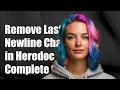 How to Remove Last Newline Character in Heredoc A Complete Guide