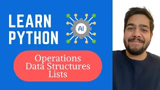 Python From Scratch Part 2 Operations Data Structures Lists