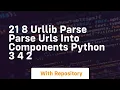 21 8 urllib parse parse urls into components python 3 4 2