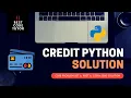 CS50 Credit PYTHON Problem Set 6 pset6 Walkthrough Step by Step