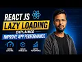 React JS Lazy Loading Tutorial in Improve Website Performance