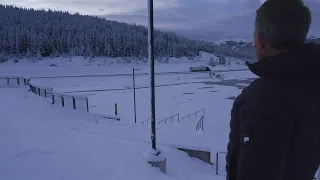Snow piles up on Vail Pass as latest storm sweeps through