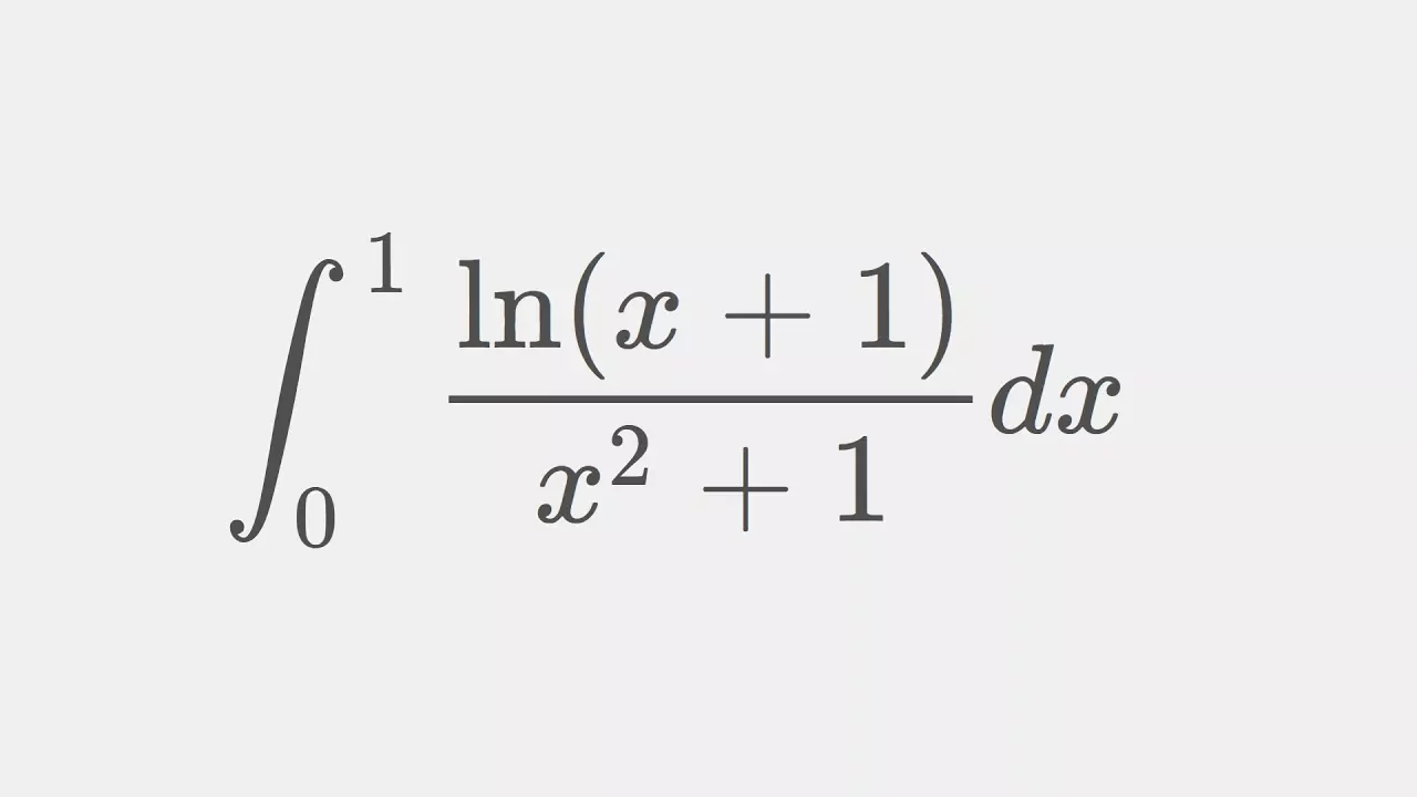 Embracing the Putnam Boi! Integral ln(x+1)/(x^2+1) from 0 to 1 , 22/7 bigger pi Proof!