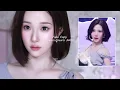 Lagu Eng)Face Copy: Hearts to Hearts JiwooㅣHuman Nabis🔮 AI-like fresh and cool beauty makeup🫧#Subscrib...