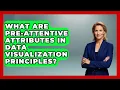 What Are Pre-attentive Attributes In Data Visualization Principles - Demographic Data Answers
