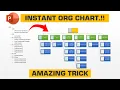 13 AMAZING TRICK - Create Instant ORG charts using PowerPoint