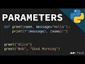 Parameters Keyword Arguments Optional Arguments Return Statements in Python Functions 2