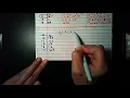 Writing a Quadratic Equation Given a Table of Values