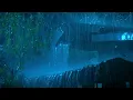 (NO ADS) Heavy Stormy Night with Torrential Rainstorm & Very Huge Thunder On Tin Roof for Sleep #01