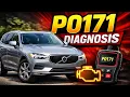 Volvo P0171 diagnosis and repair example shown is on a 2018 xc60 AWD - same for most petrol models